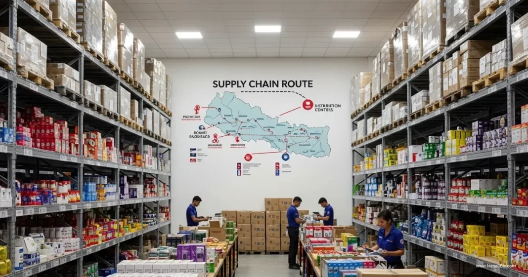 Supply chain planning and warehouse management for Nepali retail businesses,